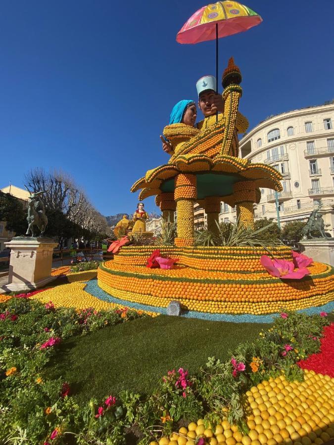 3 Pieces Des Jardins Lejlighed Menton Eksteriør billede